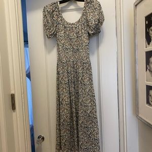 Madewell Floral Midi Dress